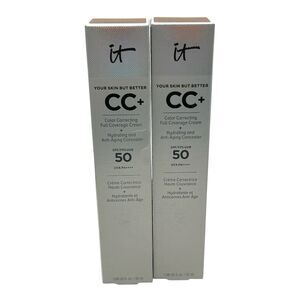 2 IT Cosmetics Your Skin But Better CC+ Cream SPF 50 Neutral Deep 1.08oz ea